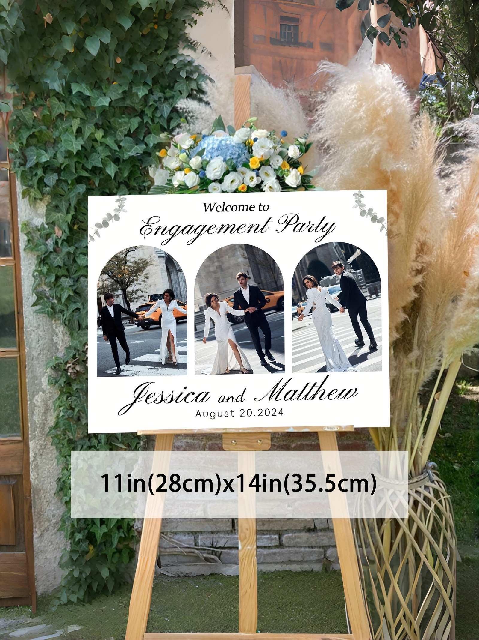 Custom Wedding Welcome Signs, Engagement Welcome Signs, Bride and Groom Photo Wedding Welcome Signs